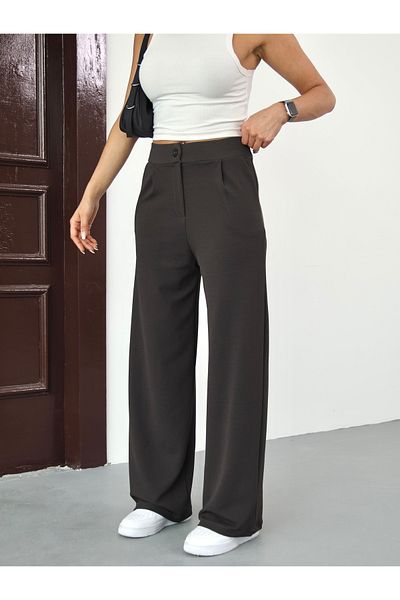 alanora Women's Lycra Loose Wide Leg Palazzo Trousers