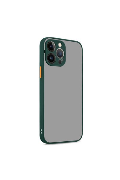 System Com حافظة SYS Hux متوافقة مع هاتف iPhone 13 Pro - أخضر داكن