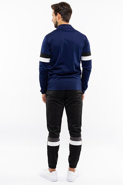 Puma TeamRise Tracksuit 65865306 Ανδρικό Σετ Φόρμας Σκούρο Μπλε-Μαύρο