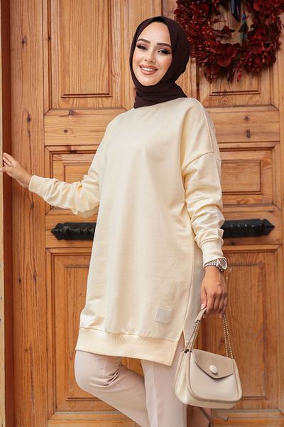 Neva Style Μπεζ Hijab Tunic 30644beige