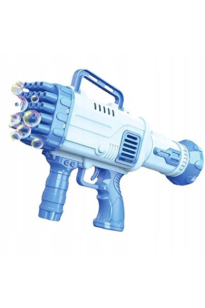 OEM Pistol de facut baloane de sapun, 32 de duze de evacuare, plastic, albastru