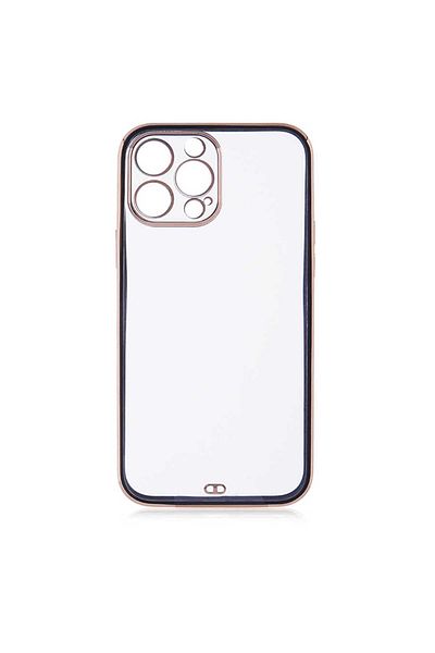 System Com حافظة شفافة متوافقة مع هاتف iPhone 12 Pro Max - أسود