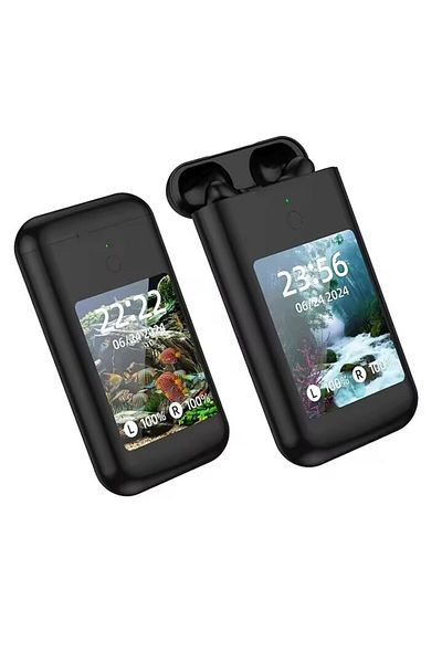 OEM Casti In-Ear Bluetooth 3-in-1 cu ecran tactil 2,8", sunet HIFI, anulare activa a zgomotului