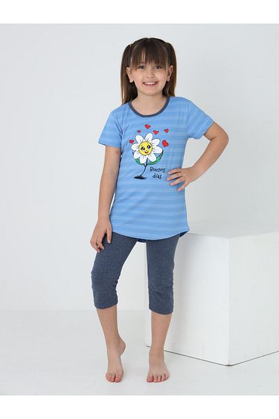 ERTA GOLD Girl's Summer Capri Suit