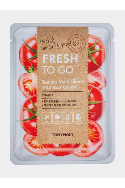 TONYMOLY x2 pieces of fresh tomato mask