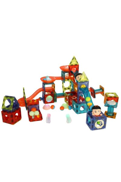 ideal STORE Magnetic Light 3D Construction Set Ideal Store, 201 Pieces