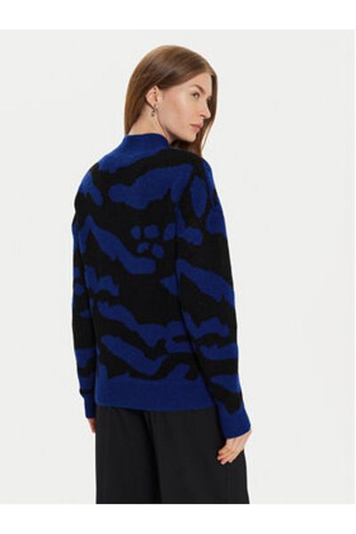 Morgan Women's Sweater 242-MFELIX Black, Blue