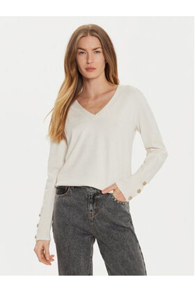 Morgan Women's Sweater 242-MGOLD Ecru