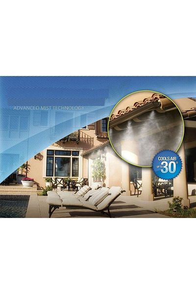 FOXMAG24 Patio Mistcooling Kit for cooling your patio with water vapor by spraying