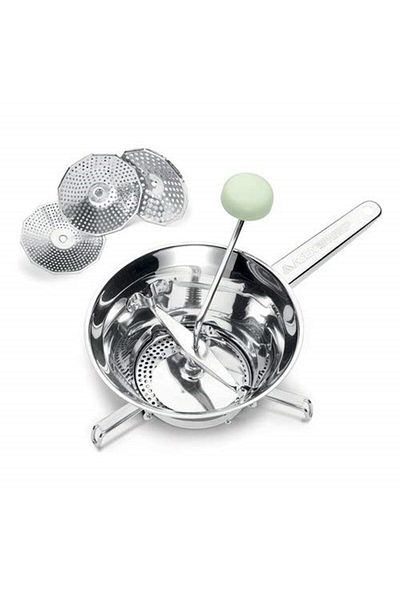 Ghidini Vera vegetable puree, stainless steel, 20 cm, 3 discs