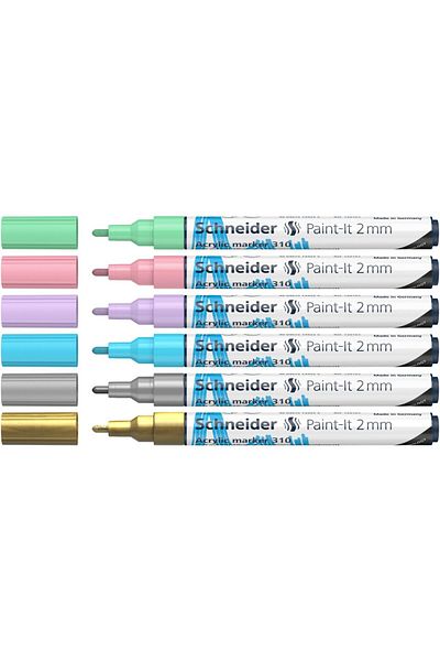 SCHNEIDER Acrylic paint marker Paint-It 310 2 mm Schneider 6 pcs/set2