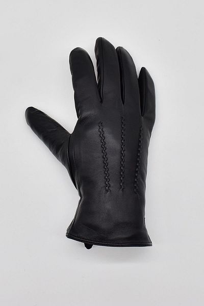 Külah Men's Fleece Real Leather Gloves