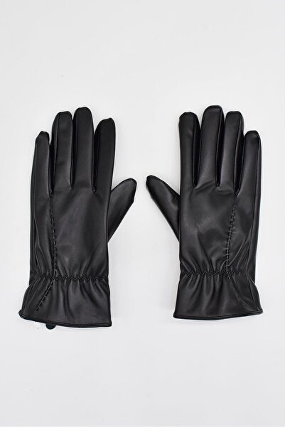 Külah Kadın Suni Deri İçi Polar Dolgulu Eldiven