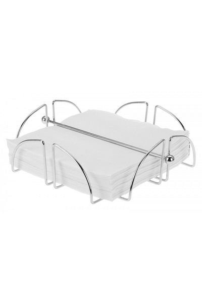Excellent Houseware Excellent napkin holder, chrome steel, 19 x 19 x 6 cm