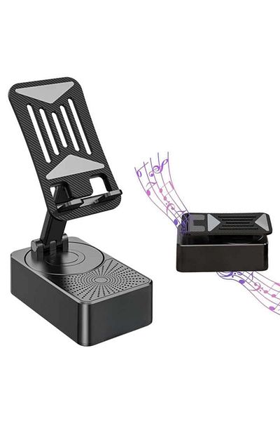 OEM Wireless Charger 3-in-1 with Adjustable Stand, Bluetooth Speaker, 5000mAh Power Bank, 15W Fast Charg