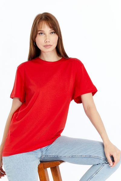 KRAVEN Women's Regular T-Shirt Modal Blend Relaxed Fit T-Shirt