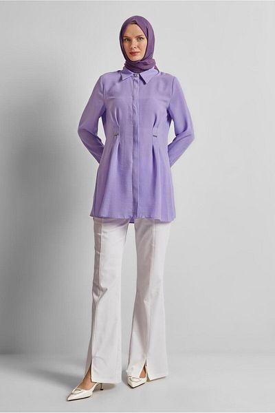 Alvina Linen Look Tunic 45426
