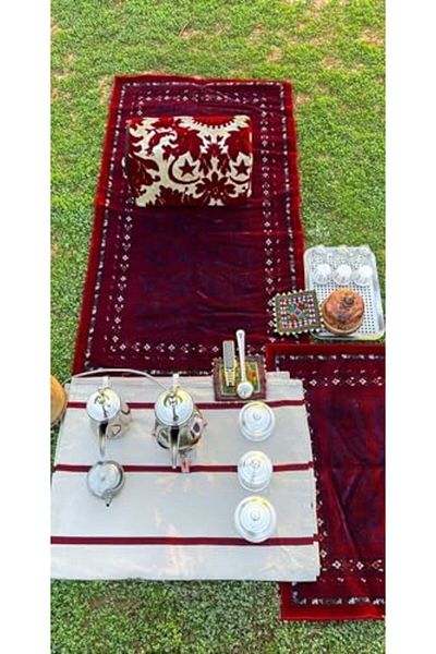 Segadty سجادة مدة السدو التراثي، جودة عالية ومقاومة للأتربة، مقاس 80*150 سم