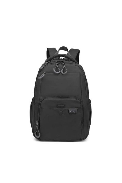 SMART BAGS Extra Light Medium Size Unisex Backpack Bc 3243 - Black