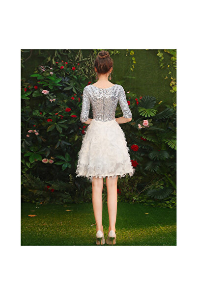 OEM Clara dress with silver sequins