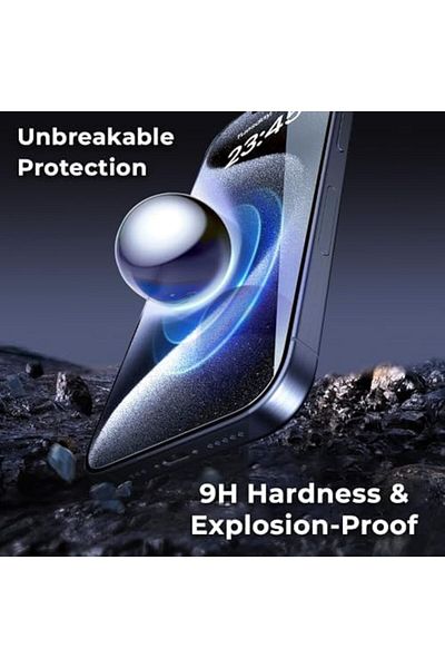 Glassology Premium Clear Screen Protector 9H Tempered Glass with Easy Installation Kit Bubble free S