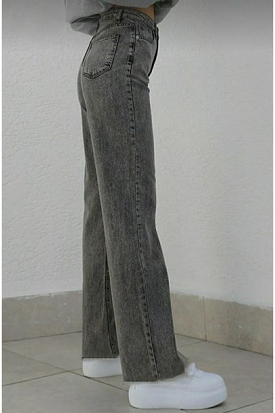 Trn JNS 90's Power Lycra Solmaz Σούπερ Υψηλή Μέση Φούμα Σαλοί Παντελόνι Palazzo
