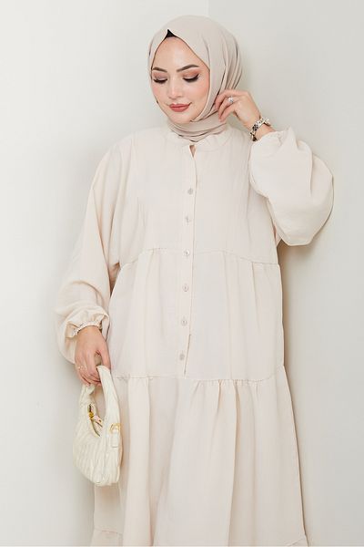InStyle Modal Patched Stone Dress