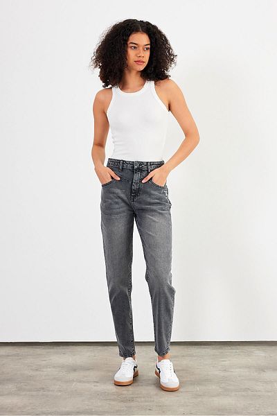 VENA Pantaloni de damă Kyla Vintage negri Mom Jean
