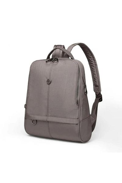 SMART BAGS Crinkle Metallic Fabric Backpack Bc 1117 - Dark Gray