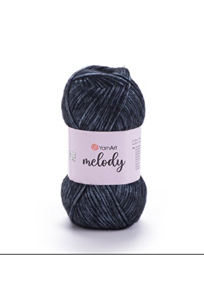 Yarnart Melody -Parlak El Örgü İpi Metalik Antrasit -884