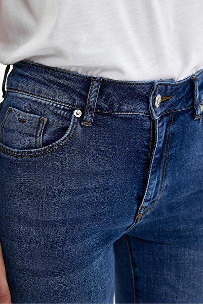 VENA Pantaloni Emilie Dirty Med Blue pentru femei Bootcut Jean