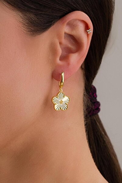 Tmt Silver GÜMÜŞ ALTIN GOLD KAPLAMA BEŞ YAPRAKLI YONCA ÇİÇEK LAZER KESİM KALE...