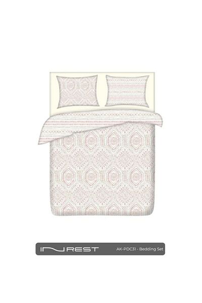 INREST Calista Single Duvet Set (Without Filling) 100% Cotton 2 Pieces