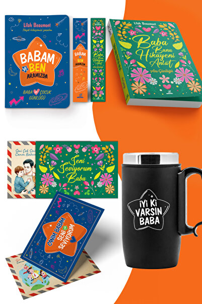 nesnel yayınlar Babalar Gününe - Babam ve Ben Aramızda Günlüğü&Baba Bana Hika...