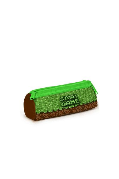 Coral High Πράσινο καφέ High Craft Τσάντα μολυβιού τριών διαμερισμάτων 22092
