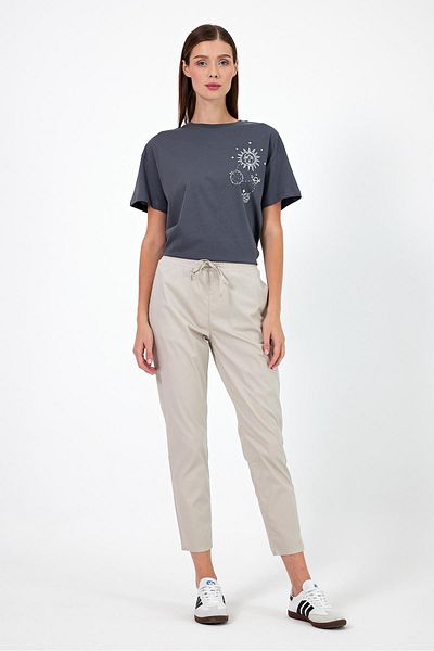 VENA Γυναικείο παντελόνι Gabardine Alian Stone Elastic Waist