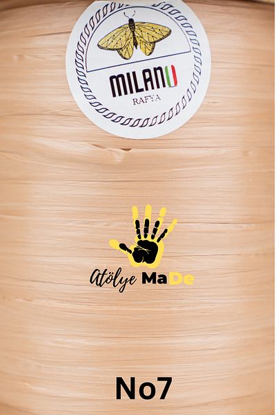 Atölye MaDe Milano Raffia 100gr Μονό Κουλούρι Κωδικός Χρώματος No07