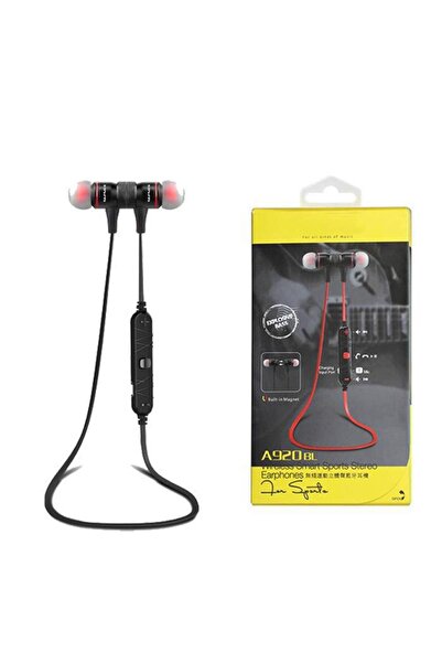 Azemax A920bl Kablosuz Sport Bluetooth Kulaklık Siyah