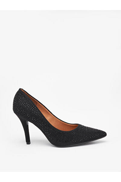 VİZZANO Vizzano Ladies Mid Heel Shoes Black | Made In Brazil