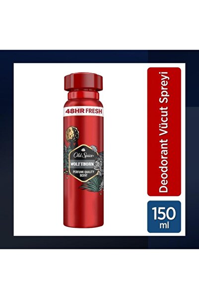 Old Spice Wolfthorn Erkekler Için Vücut Sprey Deodorant 150 ml