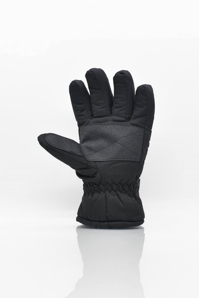 Külah Children's Fleece Black Ski - Snow Gloves