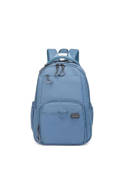 SMART BAGS Extra Light Medium Size Unisex Backpack Bc 3243 - Jeans Blue