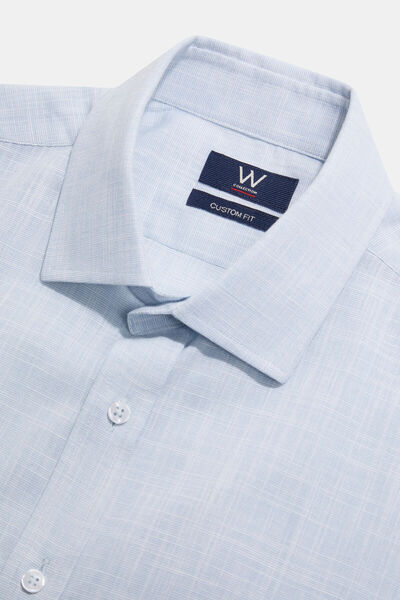 W Collection MAVİ UZUN KOLLU GÖMLEK