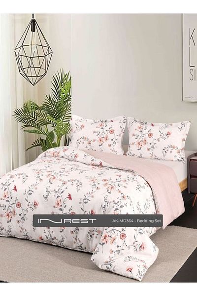 INREST طقم غطاء لحاف كاريبو (بدون حشو) ألياف دقيقة 100% مقاس كينج 230×250 سم - 3 قطع