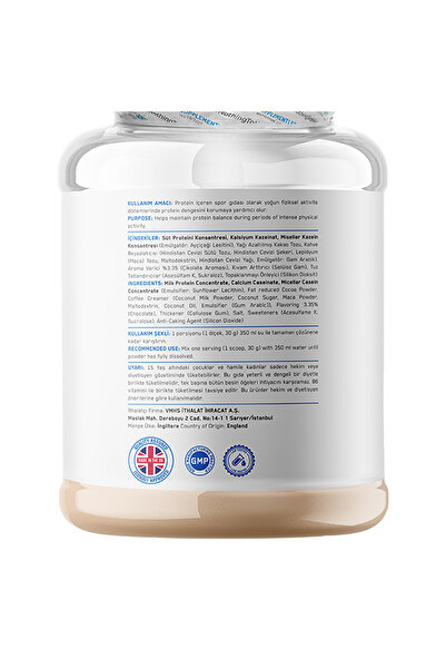 Supplementler Casein Protein 1000 gr - Çikolata