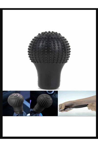 Speed Out Gear Shift Knob Cover Silicone Massager In-Car Decoration Gear Shifter