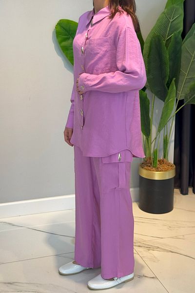 Missemramiss Comfortable Style Suit 4841 Lilac