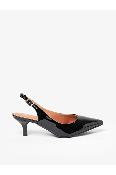 VİZZANO حذاء فيزانو نسائي بكعب متوسط أسود | صنع في البرازيل