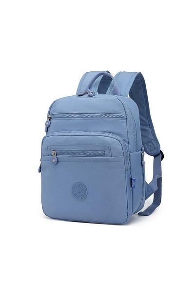 SMART BAGS Crinkle Fabric Waterproof Backpack Bc 1207 - Jeans Blue