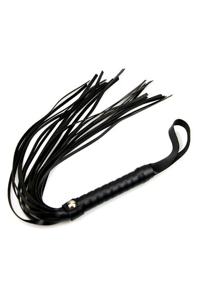WildFashion Bici BDSM cu franjuri din piele ecologica, Negru TOY270-1